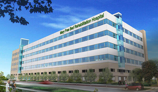 nonprofits in grand rapids - new hospital rendering