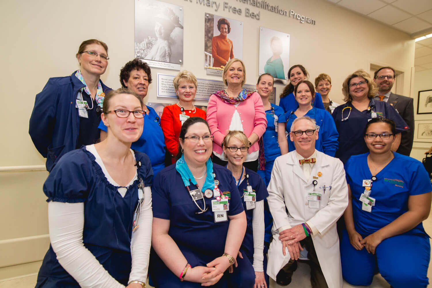 Susan Ford Bales visit to Mary Free Bed Rehabilitation Hospital 5