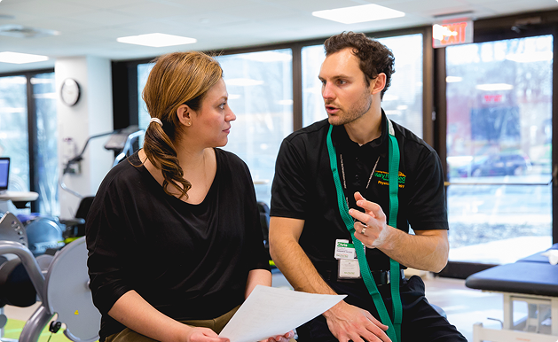 Orthopedic PT Residency 4 outpatient mobility therapy pt with erin spruit and patient gina july 2024 3272 31