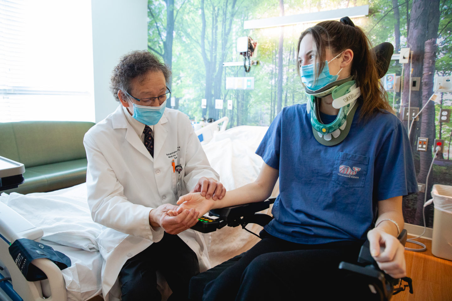 Dr. Ho with Hailey Naugle