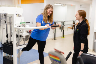 Peds chronic pain patient with Mary Free Bed therapist