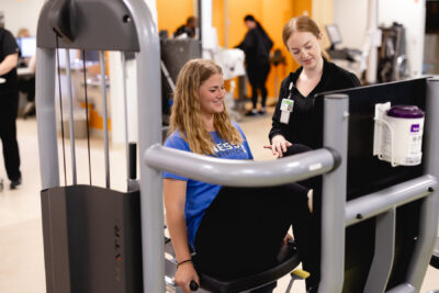 Peds chronic pain patient with Mary Free Bed therapist