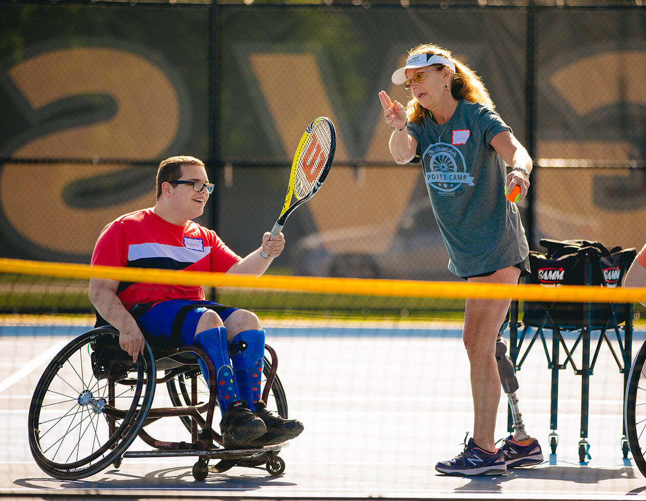 Junior Wheelchair Sports Camp You feel like you belong Mary