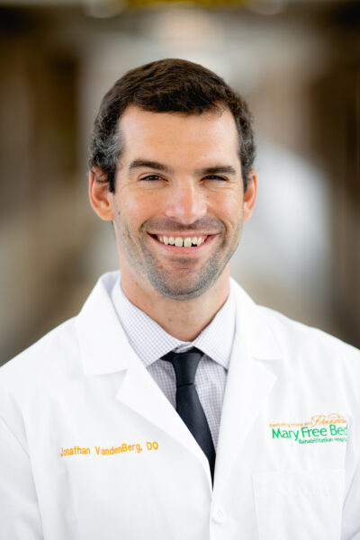 Dr. Jonathan VandenBerg Mary Free Bed Physiatrist employee headshot