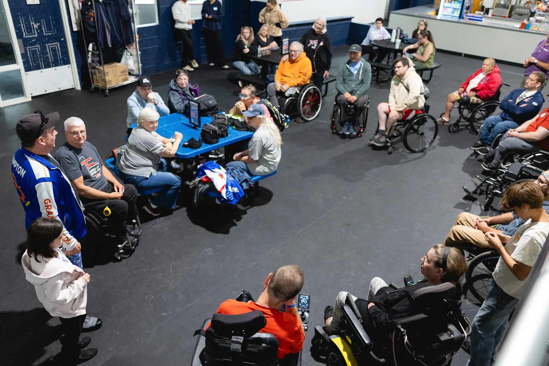 Adaptive Curling Clinic 2026 participants