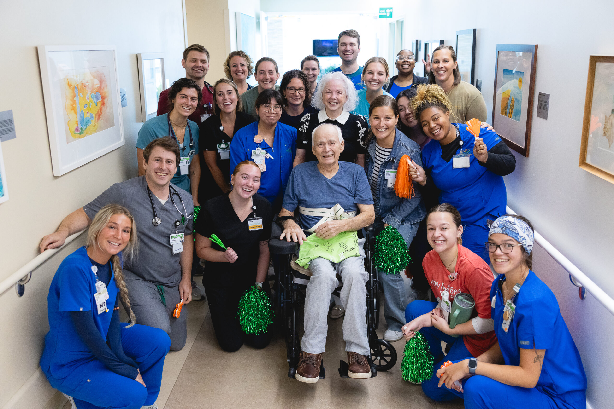 Mary Free Bed Stroke Rehabilitation Patient Graduation
