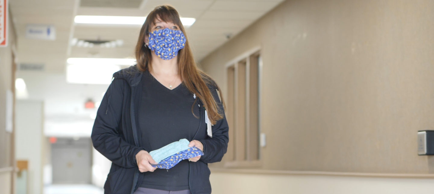 Masks made for staff