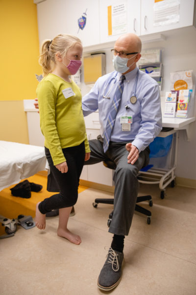 Dr. Douglas Henry with patient