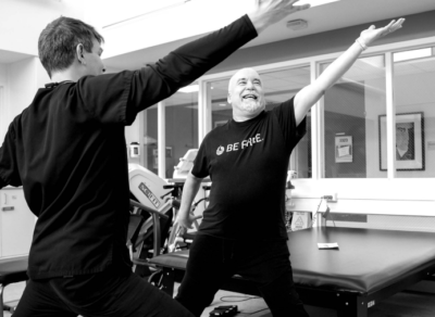 Advisory Group - Therapist and patient exercise