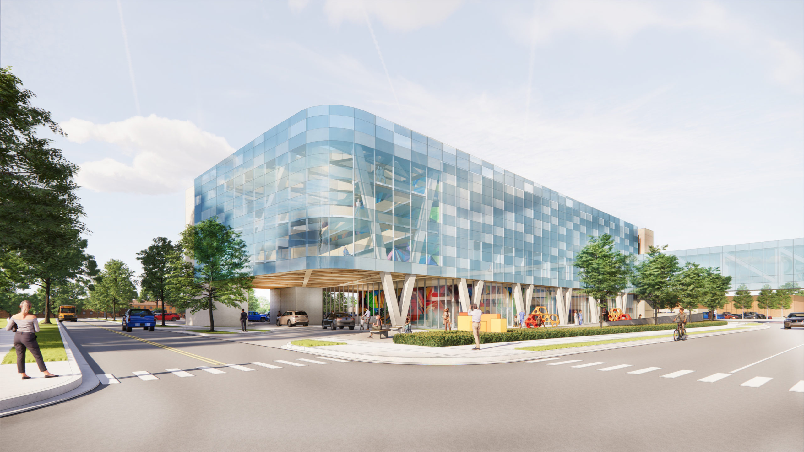 Mary Free Bed - Michigan's First Kid's Rehabilitation Hospital Rendering