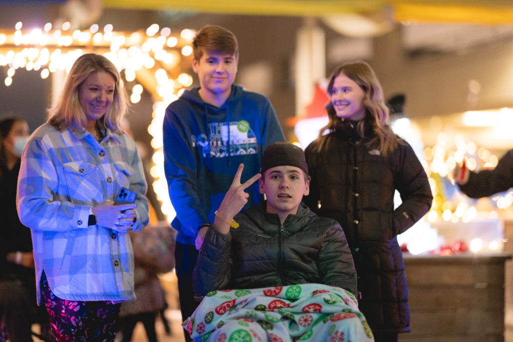 Patients and their loved ones enjoy the Mary Free Bed 4th annual Mary and Brite Event.