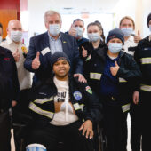 Inpatient Adult Stroke Rehabilitation Program - Lavell's Life EMS Team at Mary Free Bed Grand Rapids