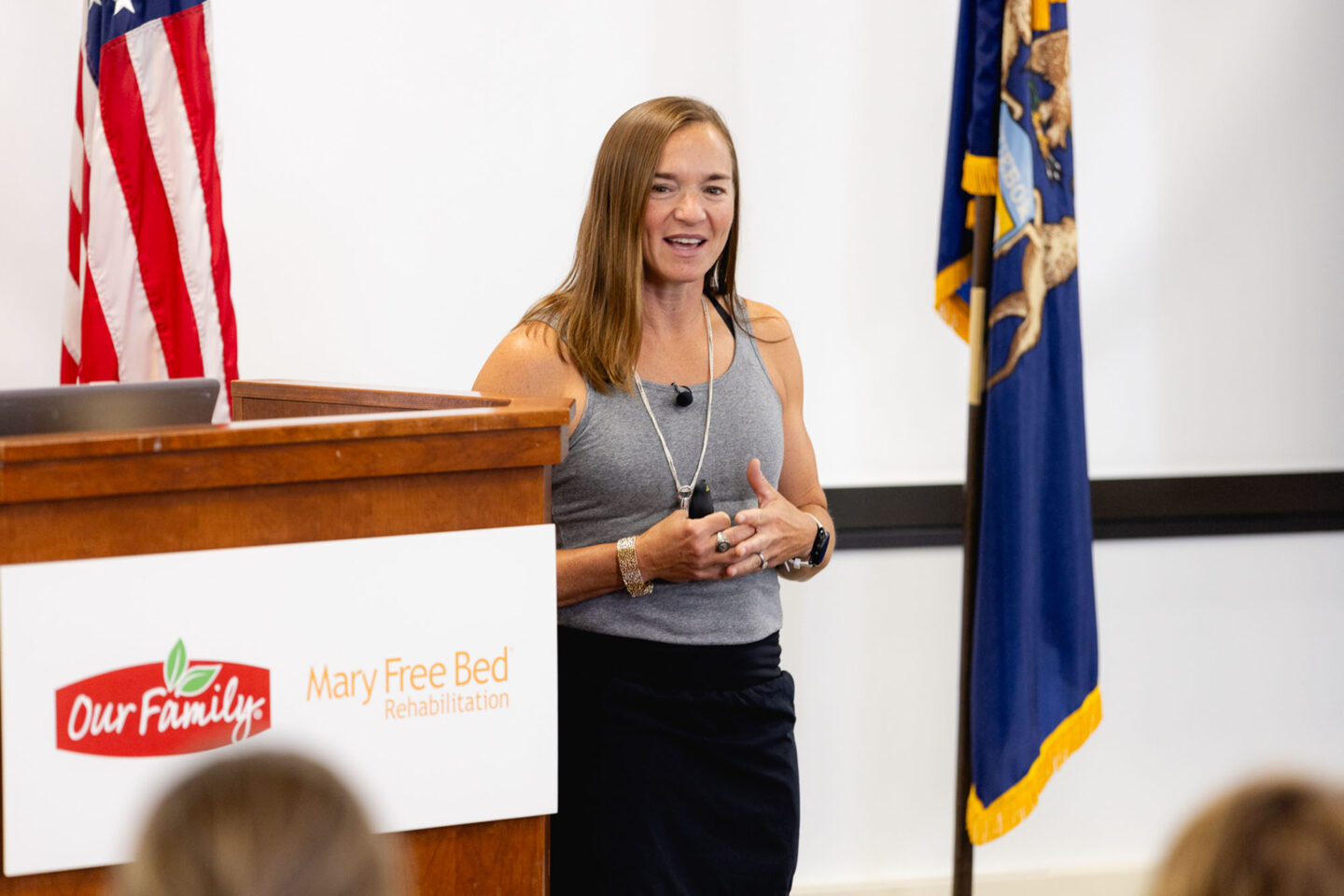 Paralympian Melissa Stockwell Visiting Mary Free Bed Rehabilitation Hospital