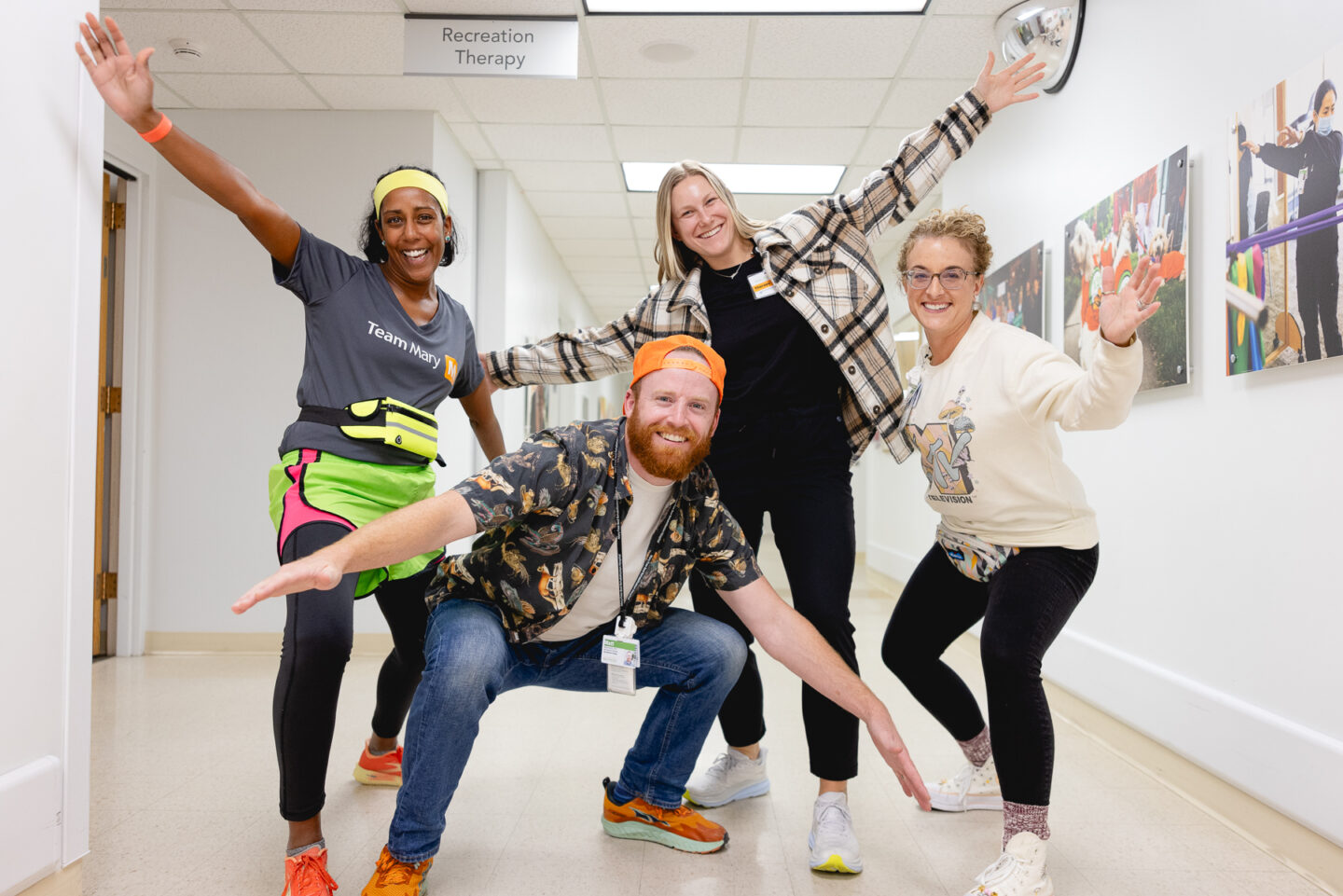 Mary Free Bed staff members celebrate national rehabilitation awareness week.