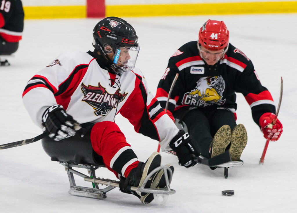 Griffins & Sled Wings Sled Hockey Game Returns 1 241A6002 e1675451952783