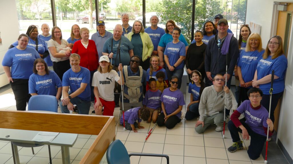 Cane Quest Empowers Visually Impaired Youth in Grand Rapids 1 CaneQuest Group Shot May25 scaled 1