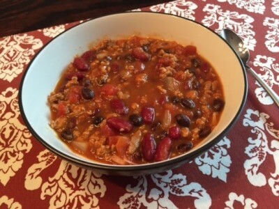 Healthy harvest: Easy fall recipes & fitness ideas 36 Crockpot pumpkin chili e1442321837112