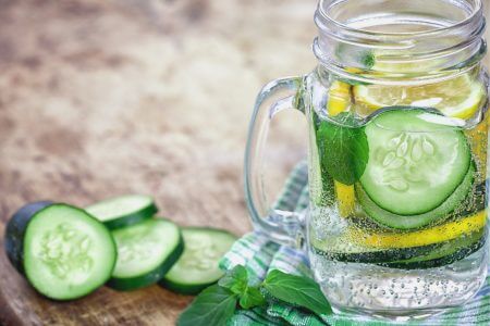Stay healthy and hydrated with infused water recipes 21 Cucumber and mint infused water e1498593682621