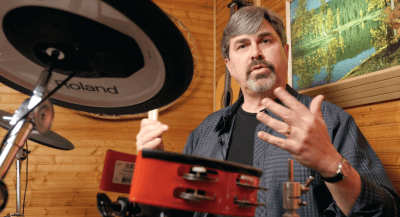 The Ghost Inside drummer, Andrew Tkaczyk, rocks his rehabilitation with ‘Dr. Drums’ Bloom 55 Dr. Bloom works with andrew tkaczyk on his rehabilitation for drums after The Ghost Inside bus accident e1457710225835