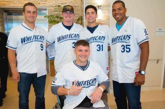 West Michigan Whitecaps visit Mary Free Bed 24 EI0C9188 e1472762666606