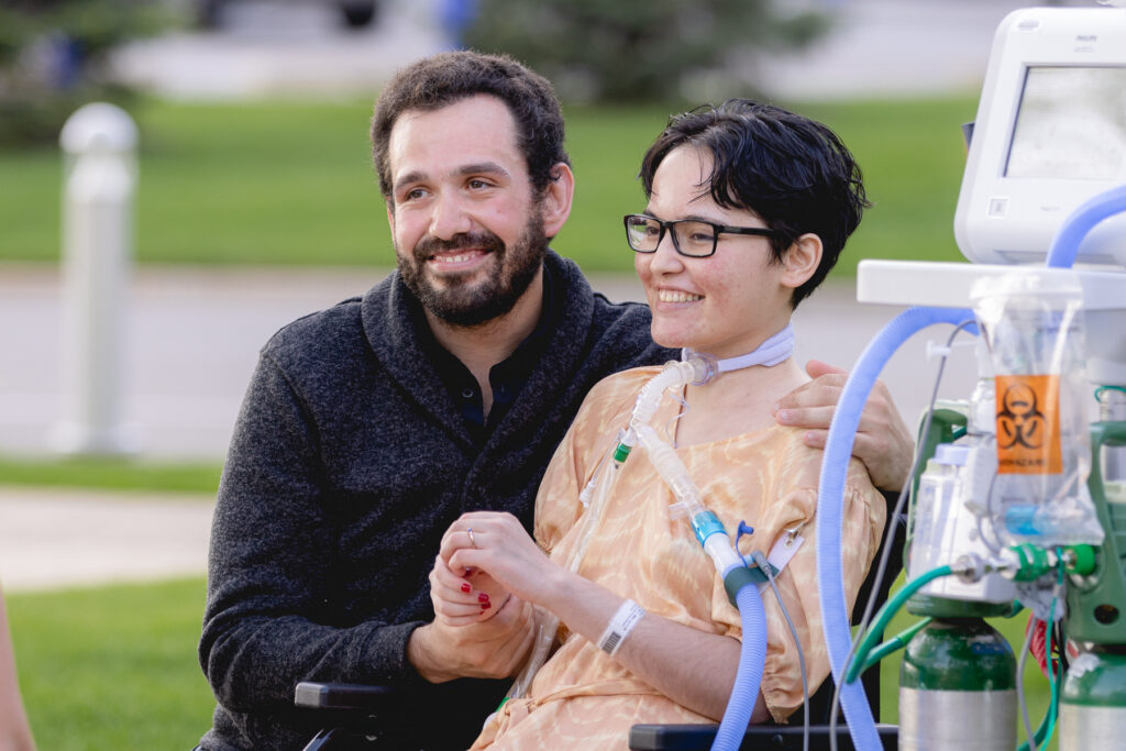 She Said Yes! Patient Proposed to at Mary Free Bed While Awaiting Transplant 11 Kaitlin Stan Proposal Mary Free Bed 1