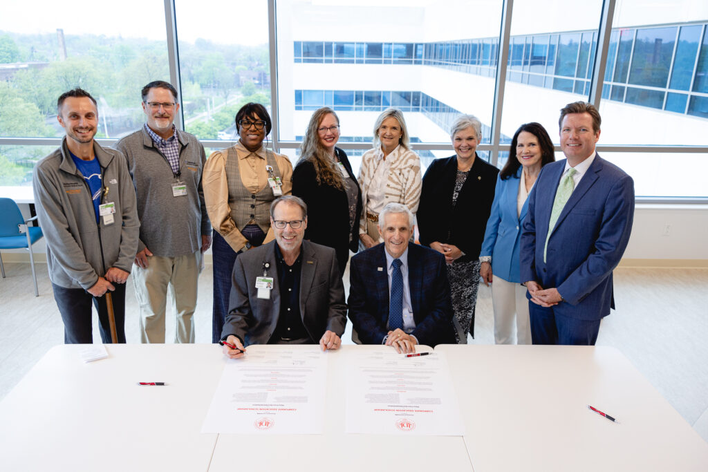 Davenport University and Mary Free Bed sign education partnership 39 MFB Davenport Signing 5