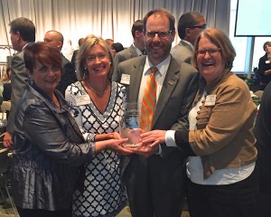 Mary Free Bed wins Chamber's Excellence in Business Award 70 Mary Free Bed EPIC Award 2015 e1433947841718