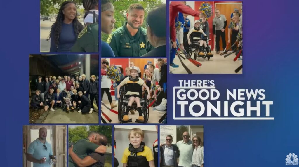 Mary Free Bed Graduate Featured on NBC Nightly News 3 NBC Good News low res