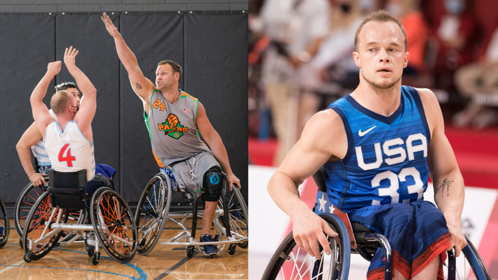 Weekend’s Wheelchair Basketball Tournament features over 100 athletes including a World Champ 1 Pacers John Boie Photo