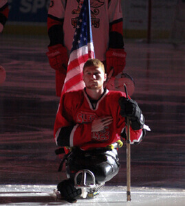 Sled Wings' Robert Thrailkill named to U.S. National Developmental sled hockey team 12 Robert Thrailkill Jr Sled Wings