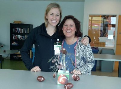Mary Free Bed graduate Bobby Decair helps patients get in Super Bowl spirit 34 Super Bowl Party 2017 e1517434990964