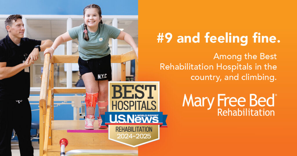 Mary Free Bed Climbs to 9th Best Rehabilitation Hospital in Nation 36 US News Graphic
