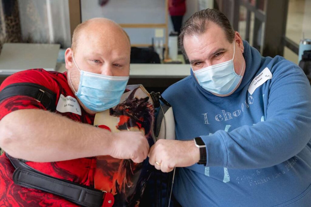 Hope by design: Fellow amputees get creative and find friendship in the process 37 bryan donihue matt schwab amputee patient story interview march 2022 6063