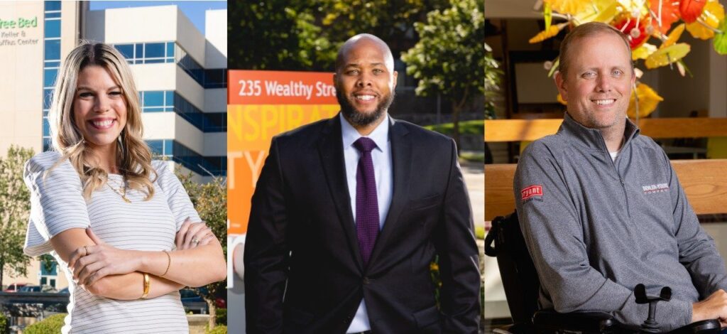 Three Mary Free Bed team members honored as ‘40 under 40’ West Michigan business leaders 21 grbj e1634330335531