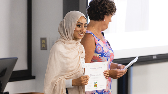 Mary Free Bed scholarship recipient