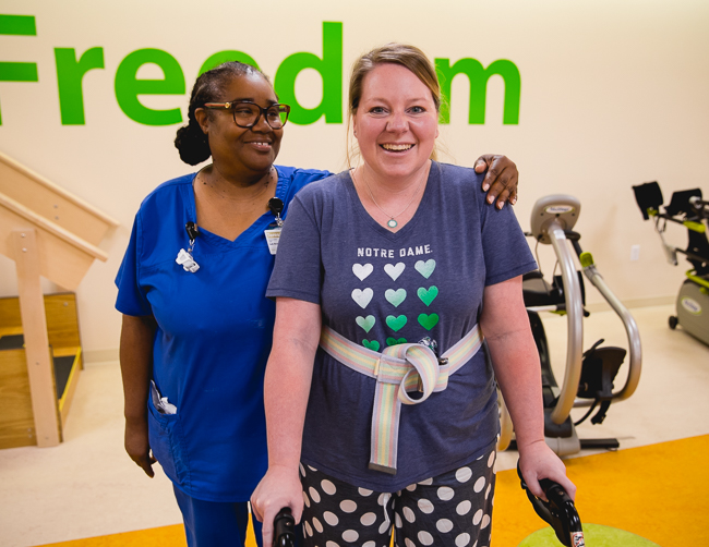 Becky battles Guillain-Barre Syndrome with support from Mercy Health Muskegon, Mary Free Bed 32 patients sar rebecca ray 4444