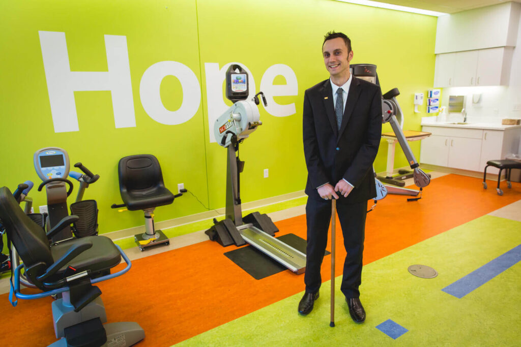 Ryan Podvin continues to thrive at Mary Free Bed as an employee after diving accident 65 ryan podvin 2