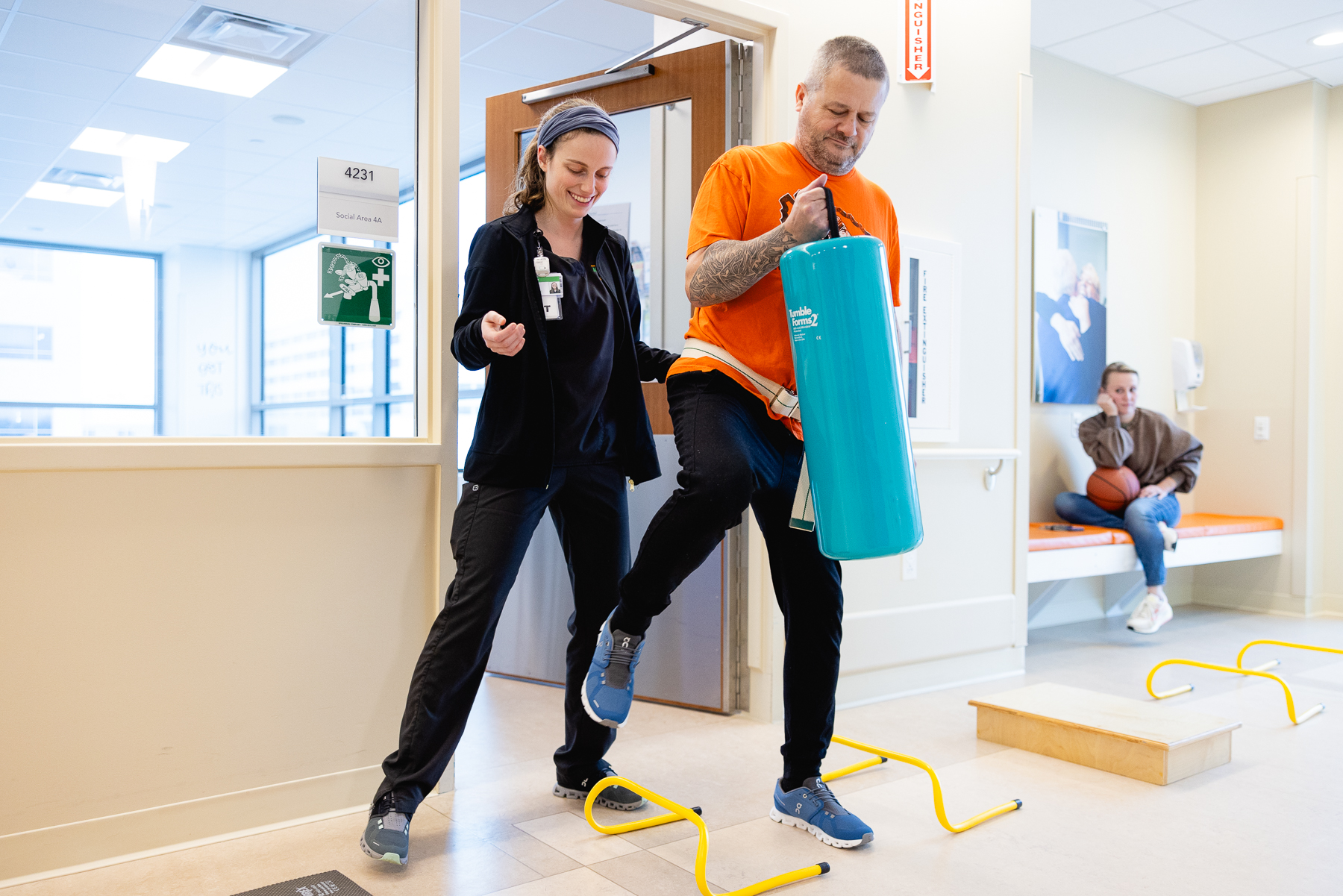 In The Media 42 Physical therapy at Mary Free Bed.