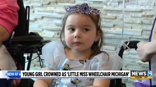Dahlia Swanson Little Miss Wheelchair Michigan