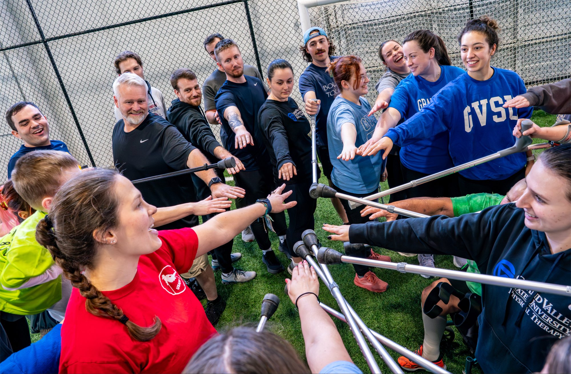 Adaptive Soccer Clinic with GVSU