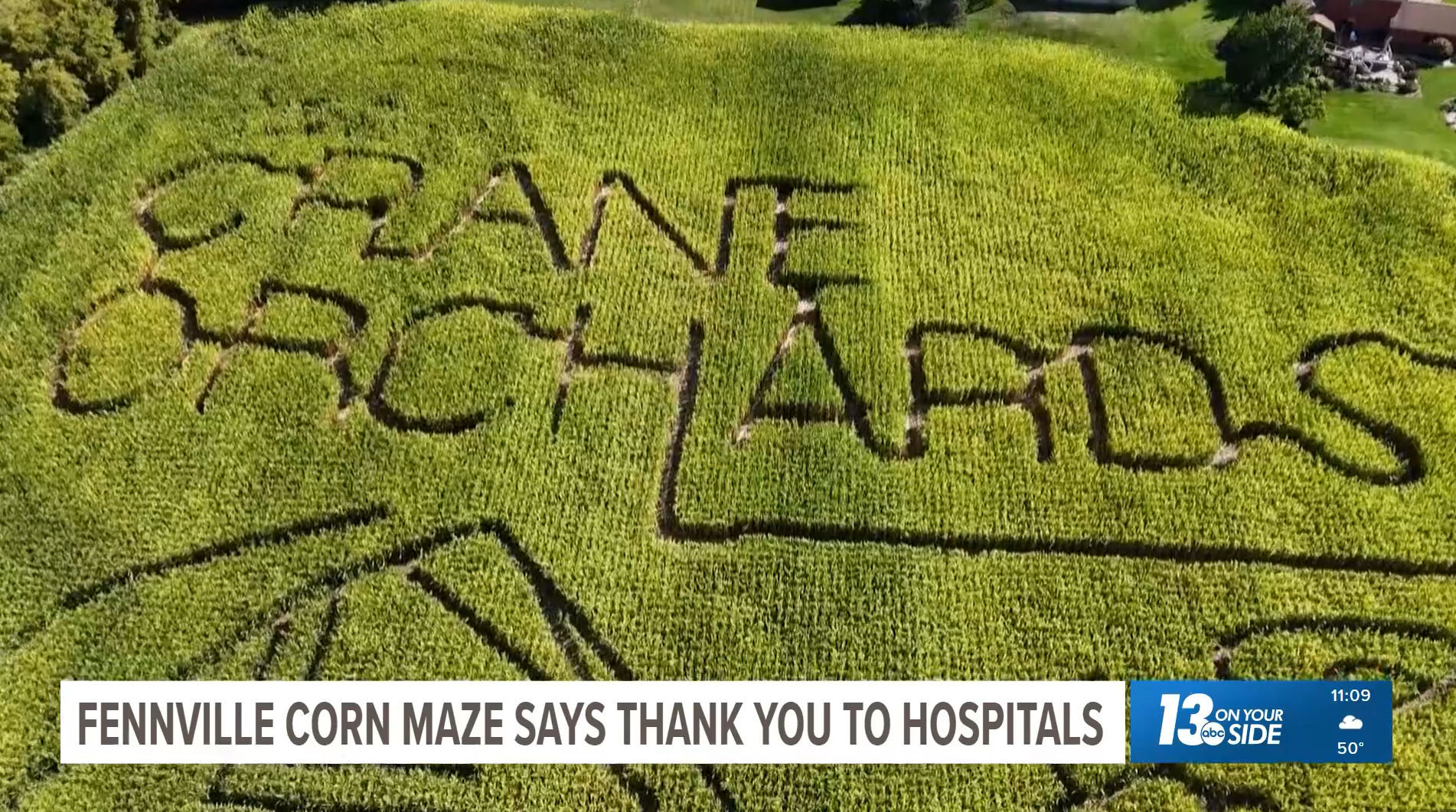 Crane Orchards Corn Maze 2025