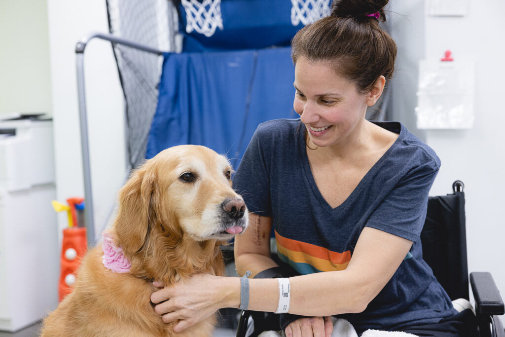 Animal Assisted Intervention Therapy at Mary Free Bed Rehabilitation Hospital