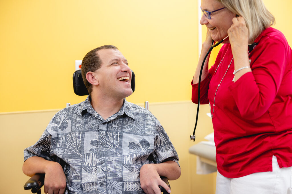 Mary Free Bed outpatient works with physiatrist