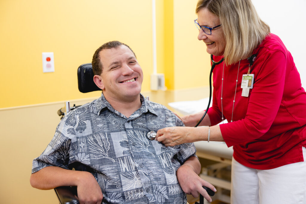 Mary Free Bed outpatient works with physiatrist