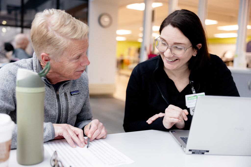 Mary Free Bed post-concussion patient in occupational therapy