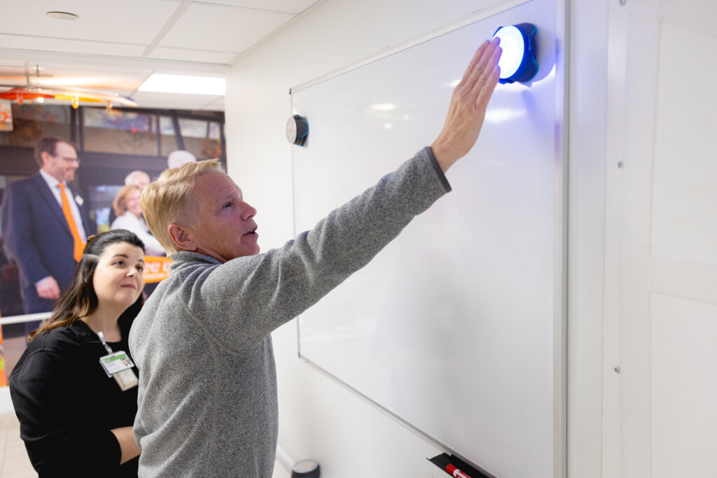 Mary Free Bed post-concussion patient in occupational therapy