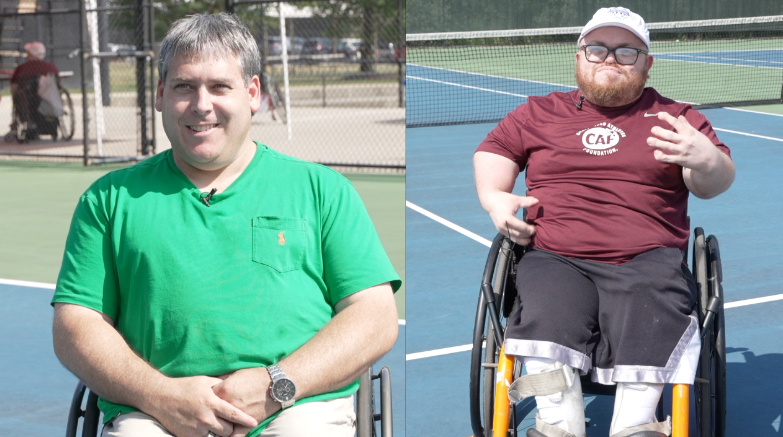 Kevin Green and Brett Wolff Midwest Wheelchair Tennis Championship FOX 17