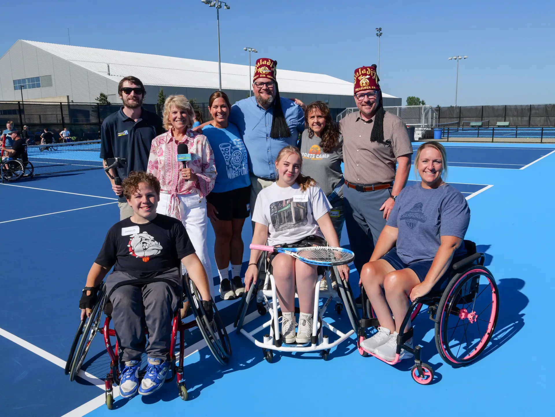 Maranda at Junior Wheelchair Sports Camp